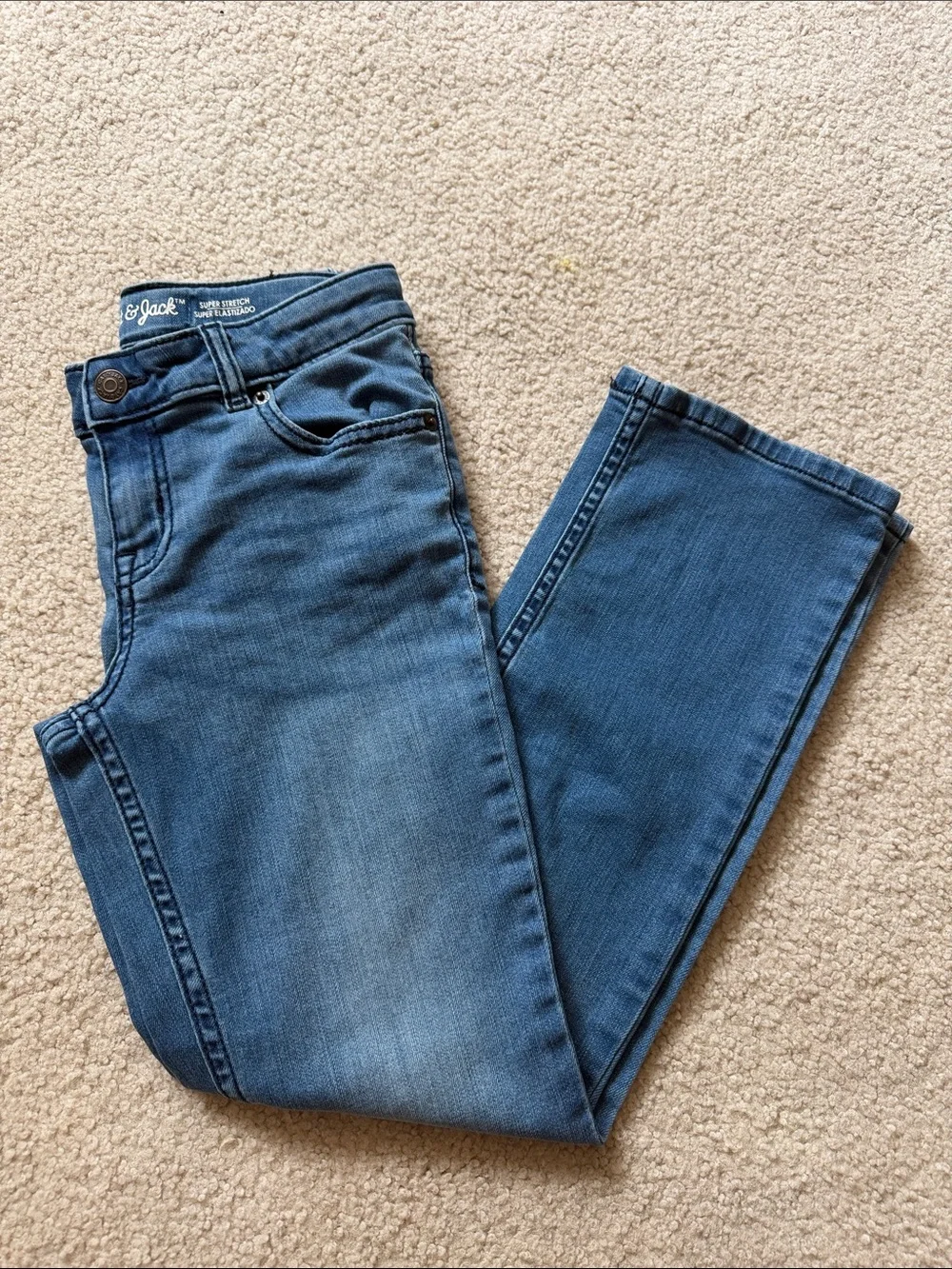 Cat & Jack Girl’s Blue Stretch Bootcut Jeans